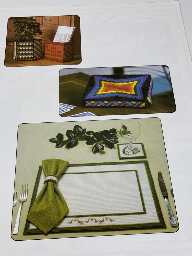 Leisure Arts Needlepoint Projects for Plastic Canvas Leaflet 138