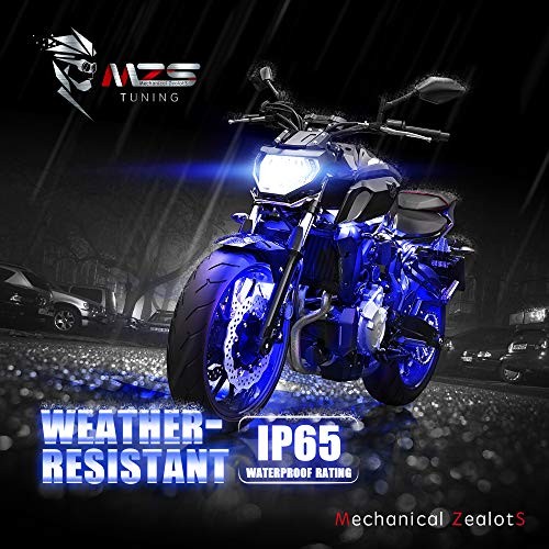Motorcycle LED Light Kit Multi-Color Neon RGB Strips, Wireless Smart Remote
