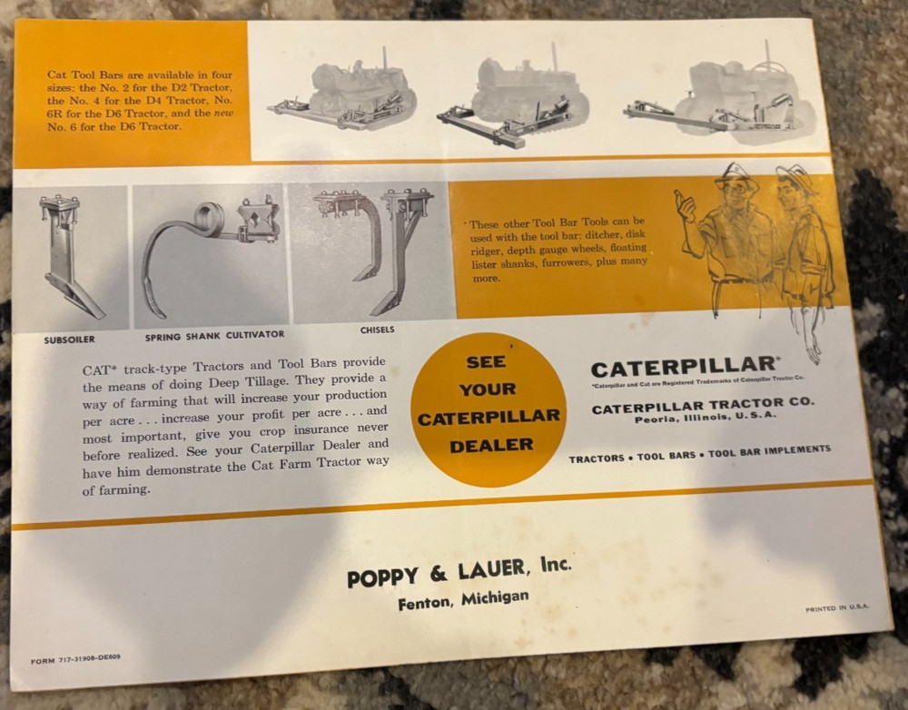 Caterpillar CAT Why Deep Tillage? Brochure AMIL26