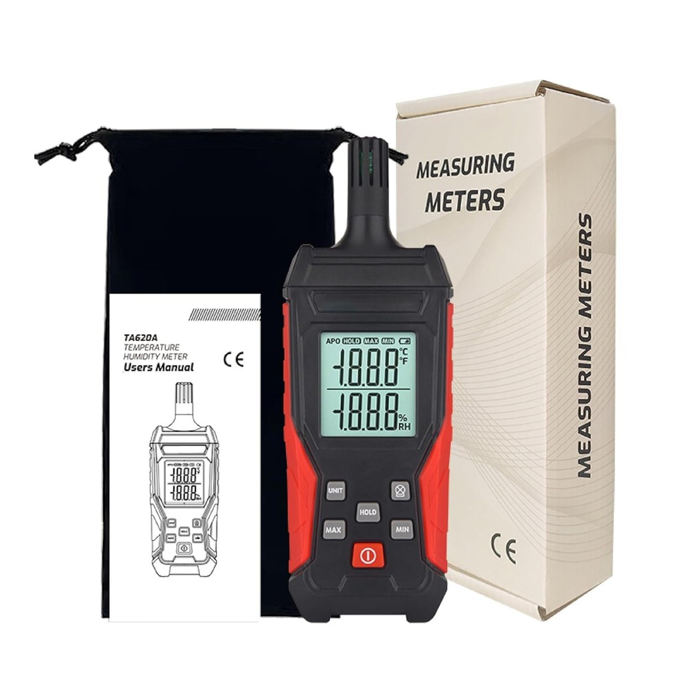 HFS(R) Temperature & Humidity Meter Detector Digital Hygrometer Handheld