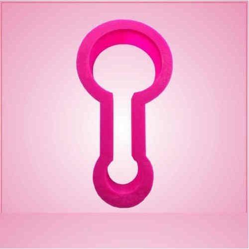 Pink Bubble Wand Cookie Cutter