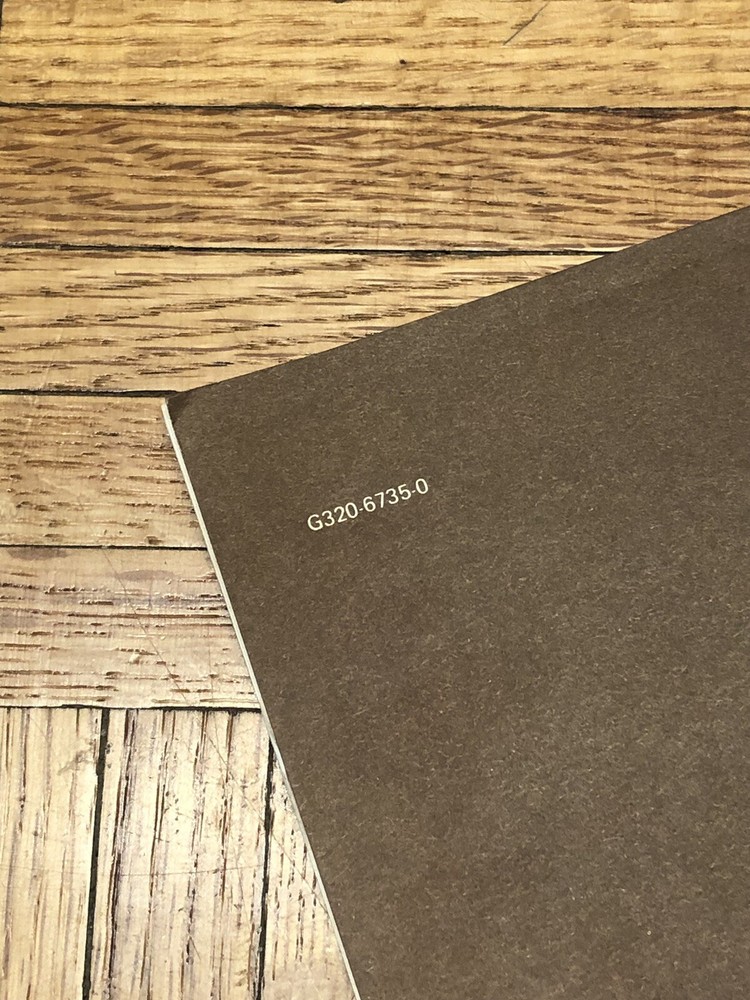 Vintage IBM APL Programming Guide & Programming Conventions - First Editions