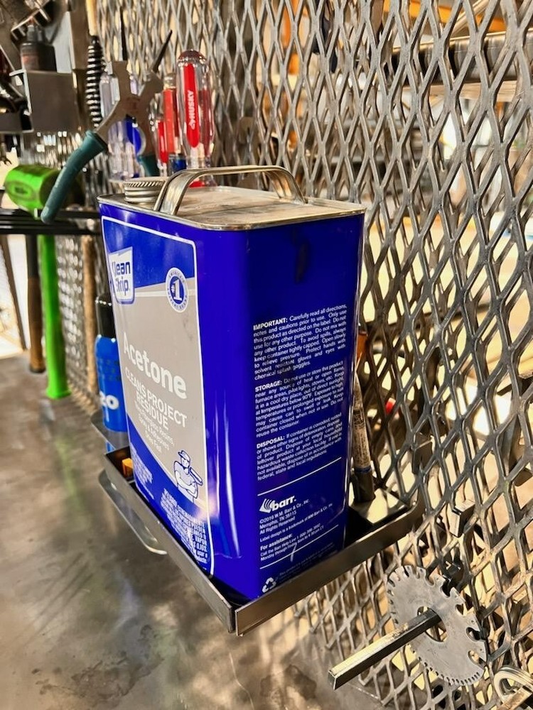 Tray and Sharpie Storage, Expanded Flattened Metal, Heavy Duty,