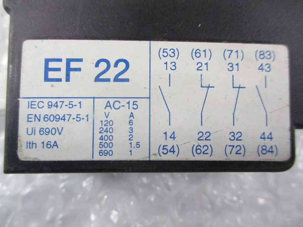 INDUSTRIAL SPARE IEC947-51 EF22 SWITCH NSNP