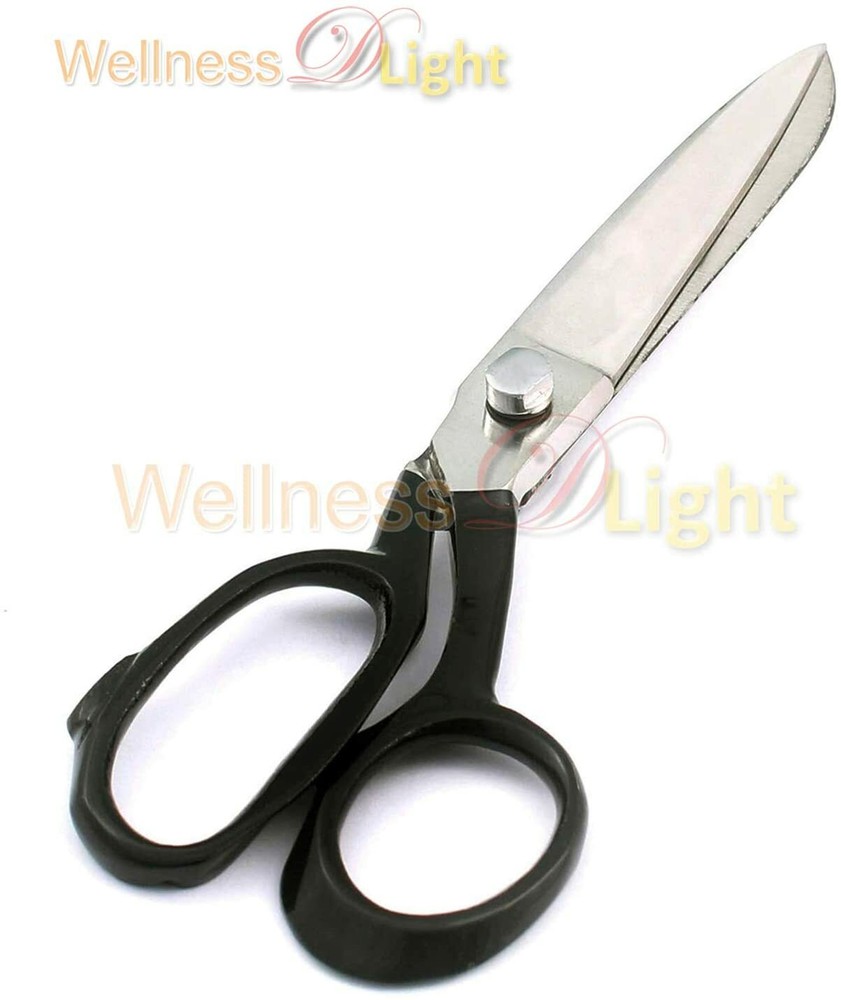 Heavy Duty Upholstery Sewing Shears Tailor Scissors Black, Razors sharp size 12"