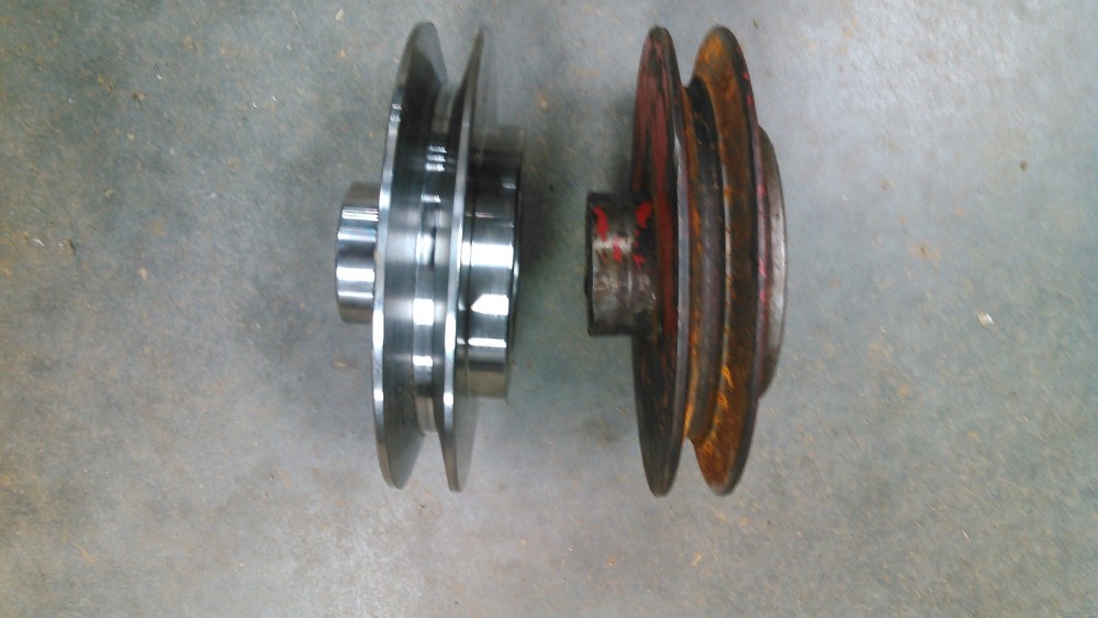 hydraulic pump pulley adapter for new holland stack wagon "stackcruiser"