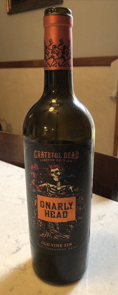 grateful dead Wine Bottle Empty #2
