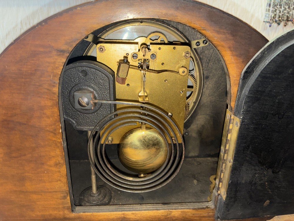 Chiming Mantel Clock In Working Order. Foreign