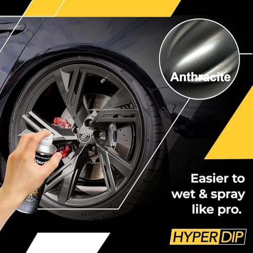 HyperDip Peelable Car Paint - 2-Pack 11 Ounce (Pack of 2) Anthracite Grey