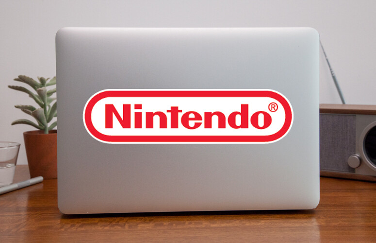Nintendo Main logo Vinyl Decal / Sticker 10 Sizes!!!