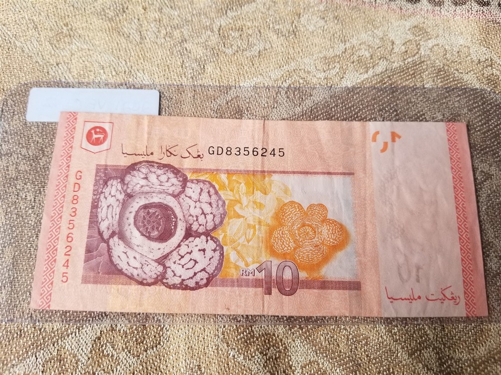 Malaysia 10 Ringgit 2021 Very Fine - C542