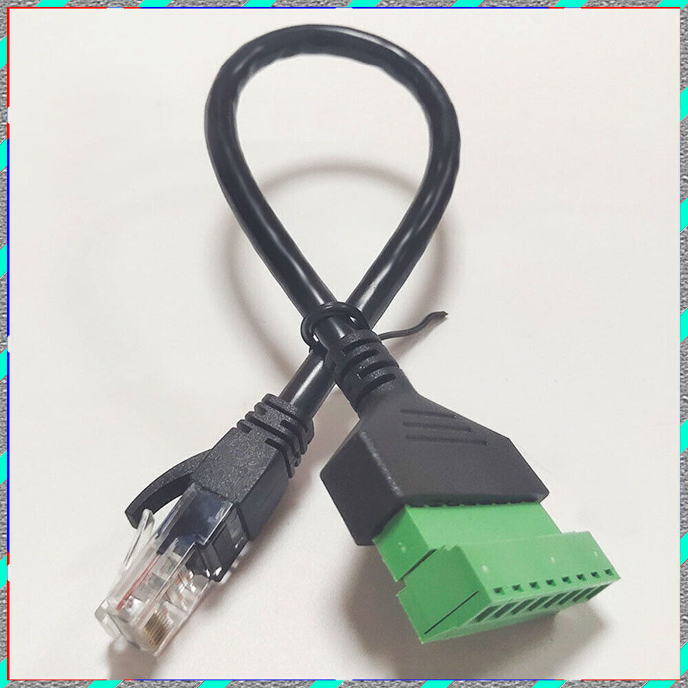 Solderless belt screws can be fixed terminal RJ45 network cable extension cable