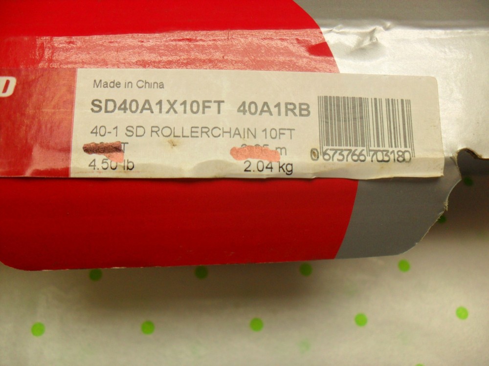 QTY 78" - RENOLD SD40A1 - 40A1RB -