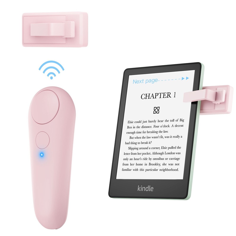 Remote Page Turner for Kindle, iPad, iPhone, Android – Hands-Free Reading