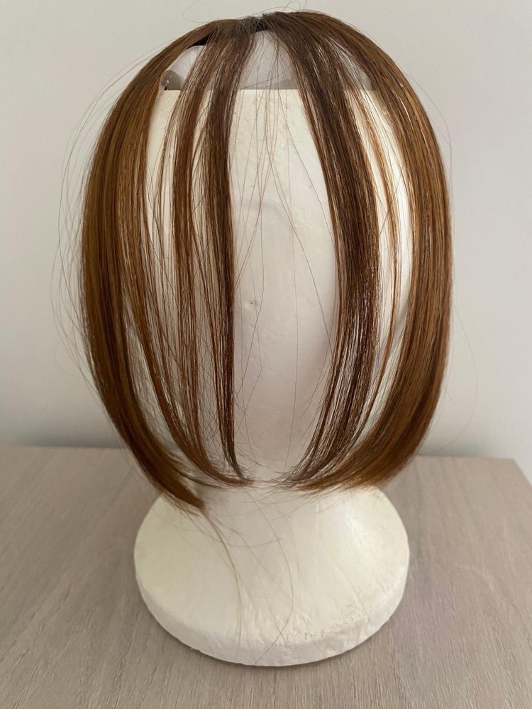 Wig With White Cork Head Mannequin Model