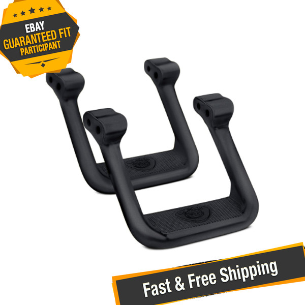Carr 108221 Hoop II Black Aluminum Steps