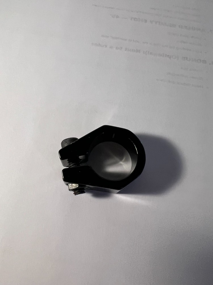 X‑Caliber Style Seat Post Clamp – Black – 28.4mm
