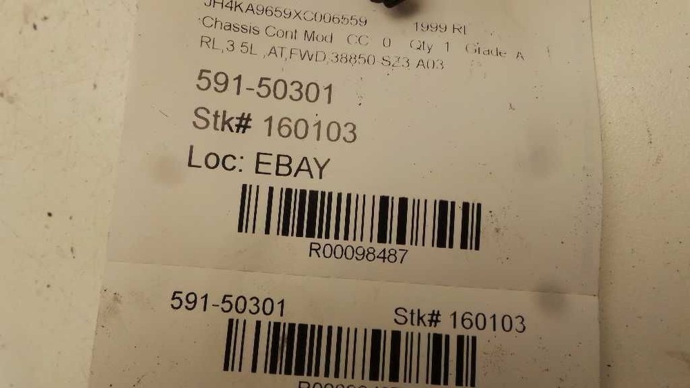 96-04 ACURA RL MULTIPLEX NETWORK CONTROL MODULE CHASSIS ECM ASSEMBLY