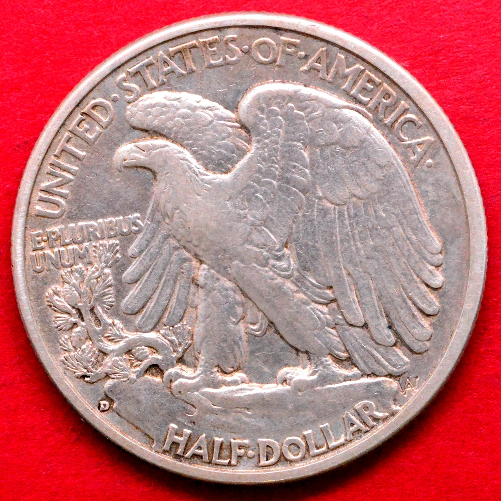 1935-D WALKING LIBERTY HALF