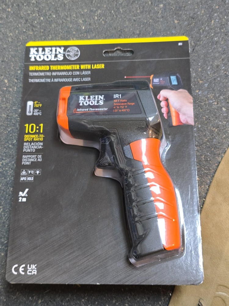 🌟Klein Tools IR1 Infrared Digital Thermometer with Targeting Laser