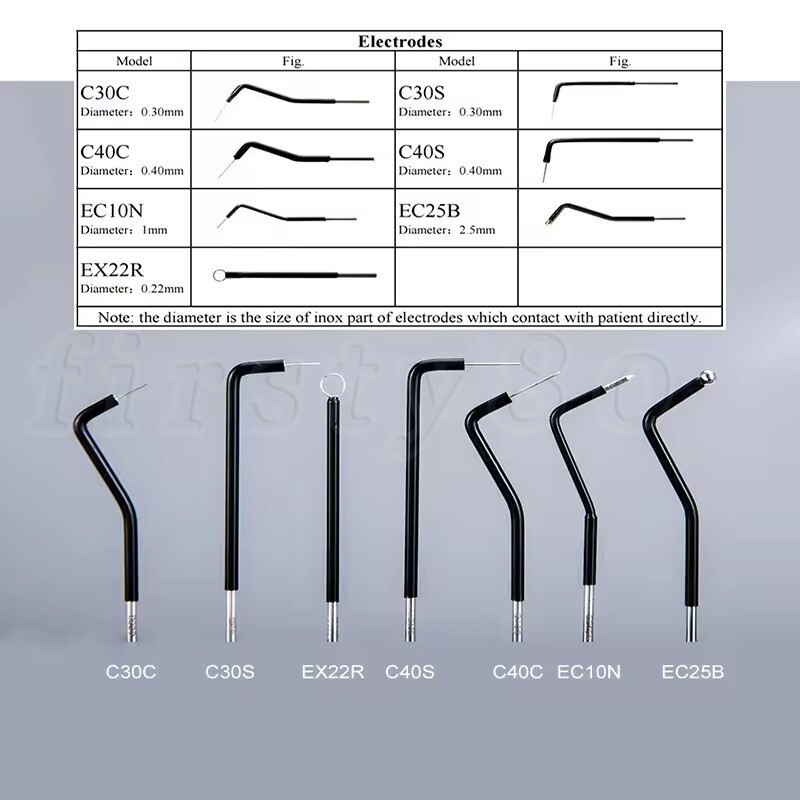 7 PCS SET ES-20 Electrosurgery Electrode Tips