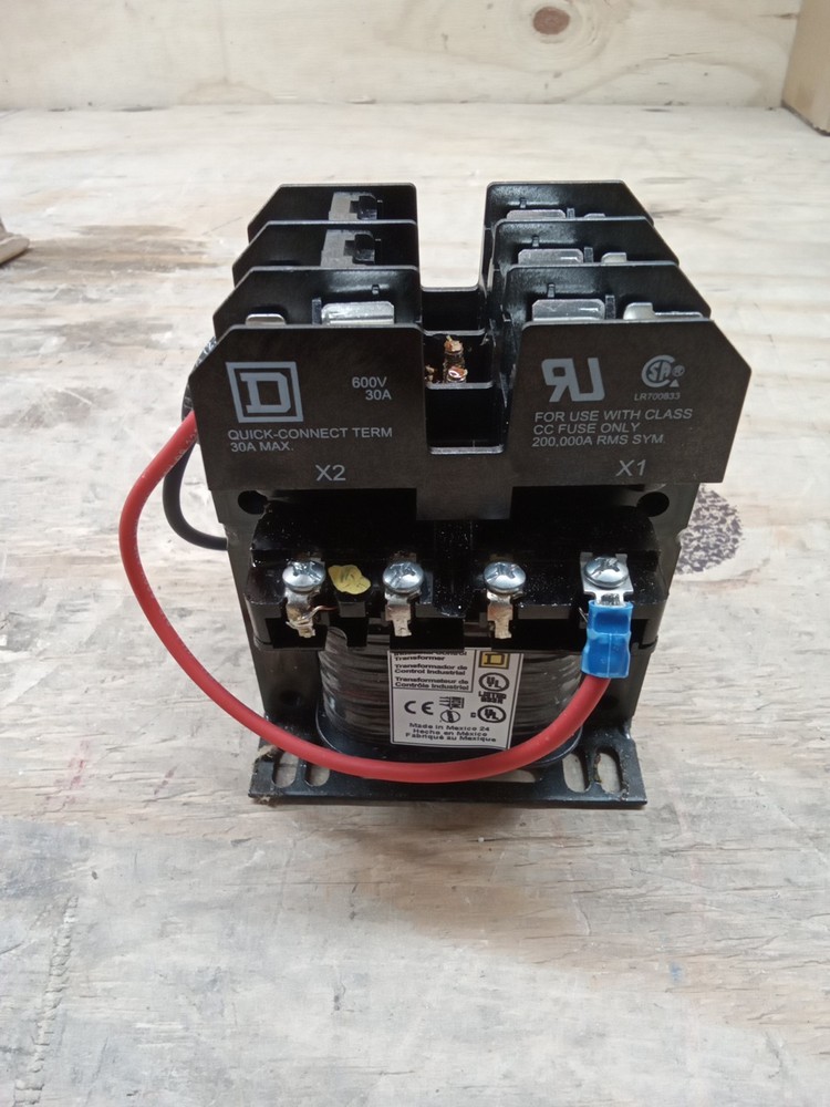 Square D 9070TF75D1 Class 9070 industrial control transformer, Type TF