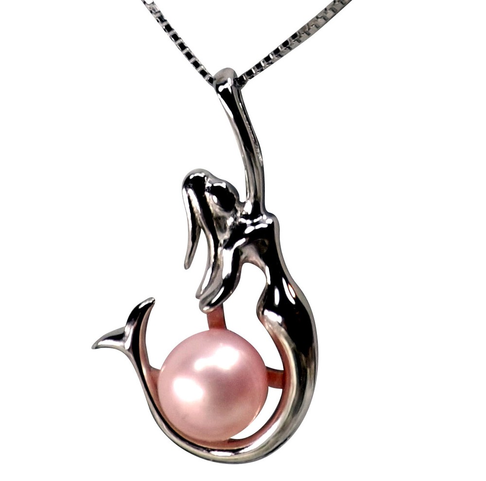 925 Sterling Silver Elegant Mermaid Pendant Setting