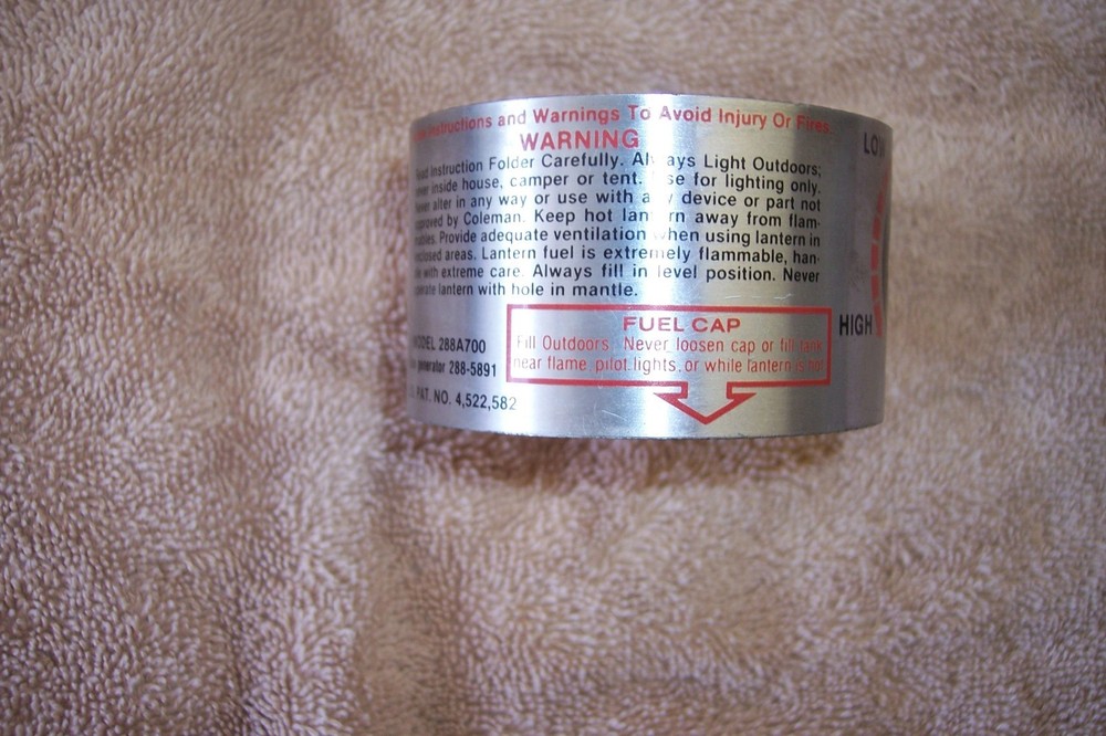 Coleman 288A - Collar Cage Rest- Lightly Used