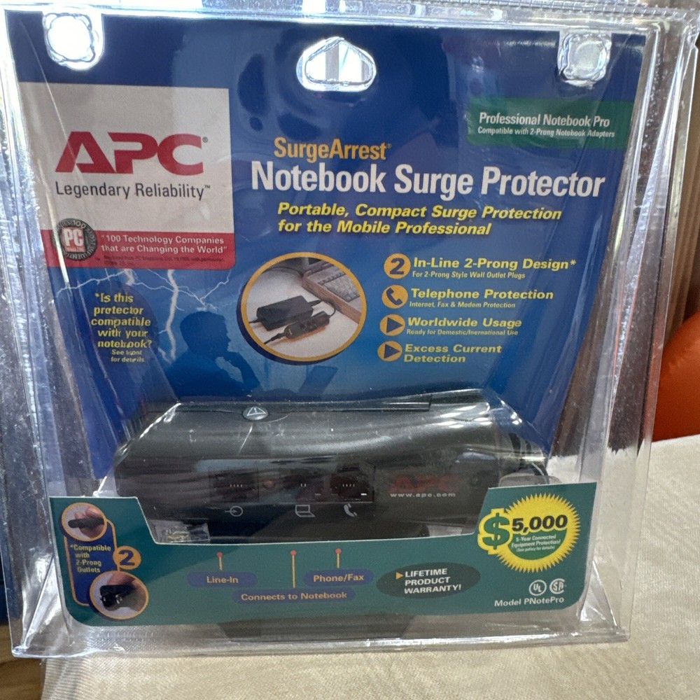 APC PNOTEPRO SurgeArrest Computer Notebook Pro Professional Surge Protector(27)