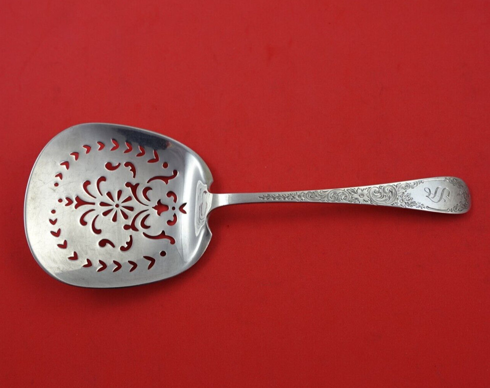 Covington Engraved by Gorham Sterling Silver Tomato Server Original "S" Monogram