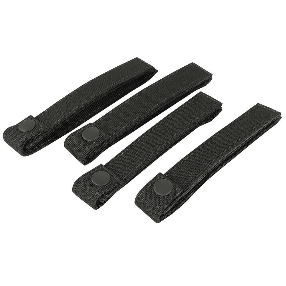 8 PCS 6" MOD MOLLE PALS Modular Web Gear Replacement Tie Straps Black