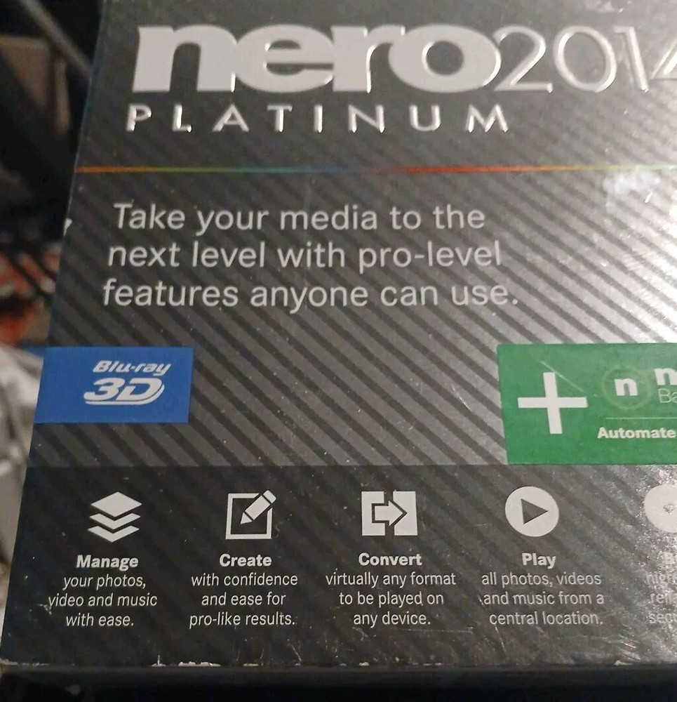 Nero 2014 Platinum Multimedia Suite PC Software
