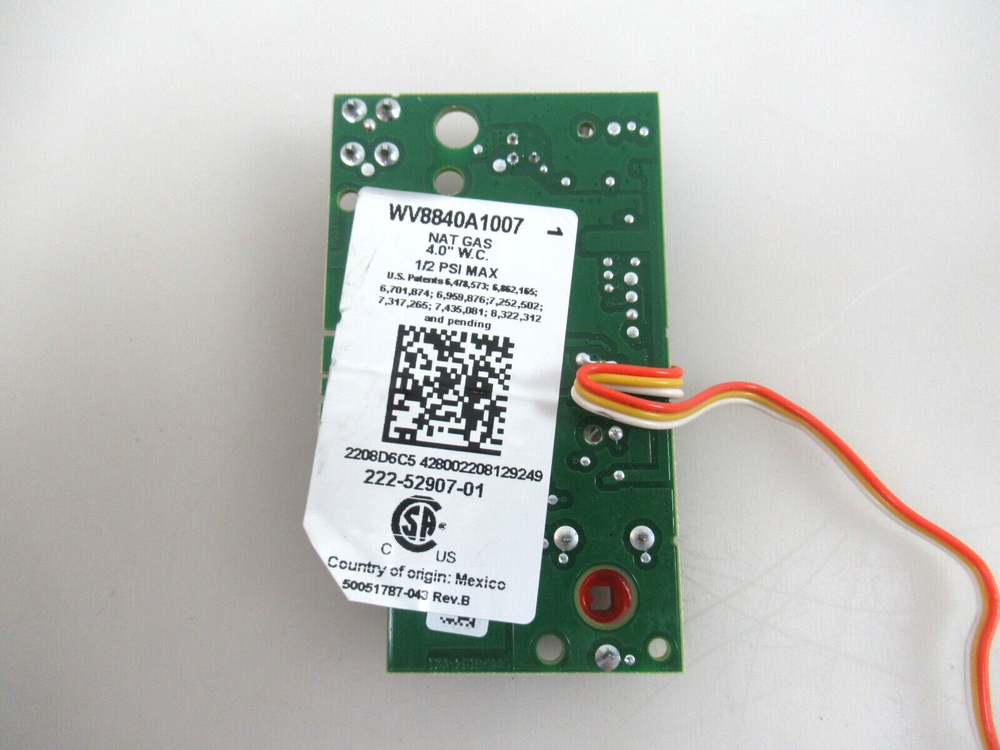 Honeywell Water Heater Control Board w/Sensor WV8840A1007