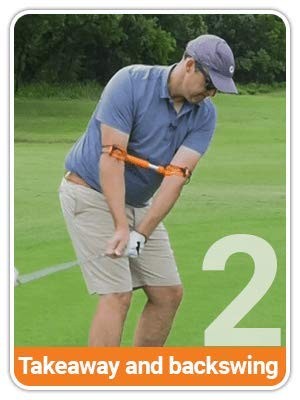 LC-1 Golf Swing Training Aid- Linear Compression Golf Practice & Golf Trainin...