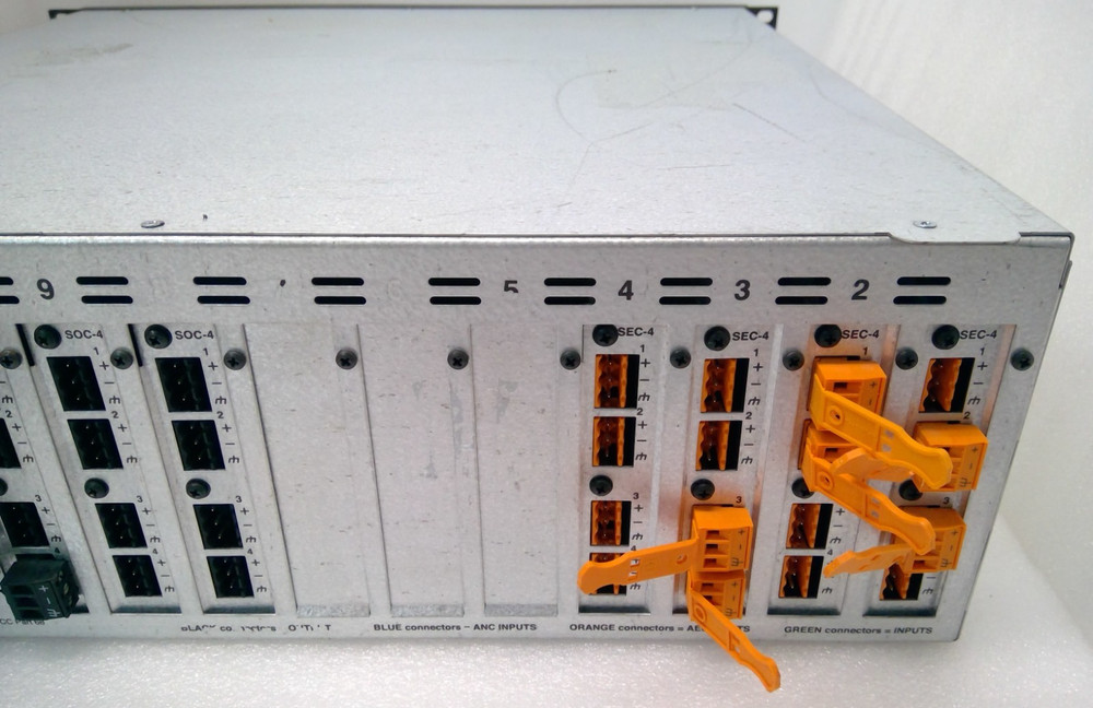 Biamp Systems Tesira SERVER-IO Digital Processor 5x SOC-4, 4x SEC-4 Modules