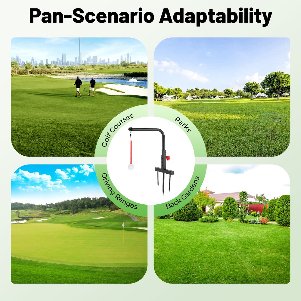 Golf Swing Trainer Aid Training Golf Practice Swing Groover & Hitting Adjustable
