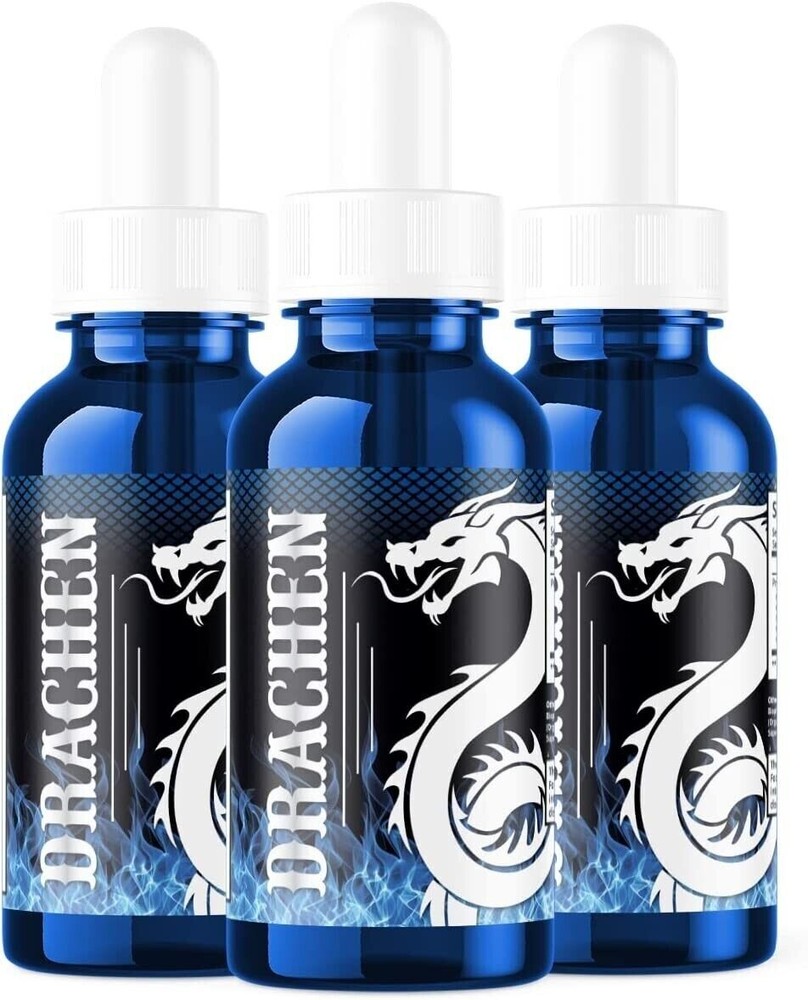 Drachen Liquid Drops - Drachen Formula Supplement Drops - 3Oz (3 Pack)