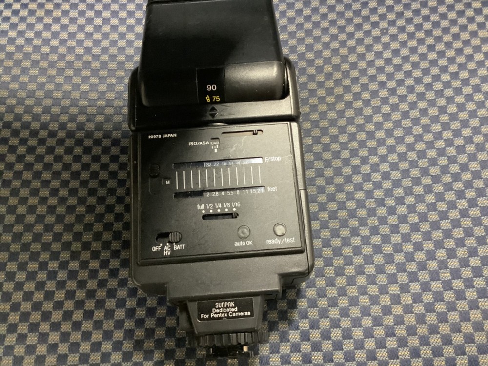 Sunpak Auto 433D Flash Strobe For Pentax