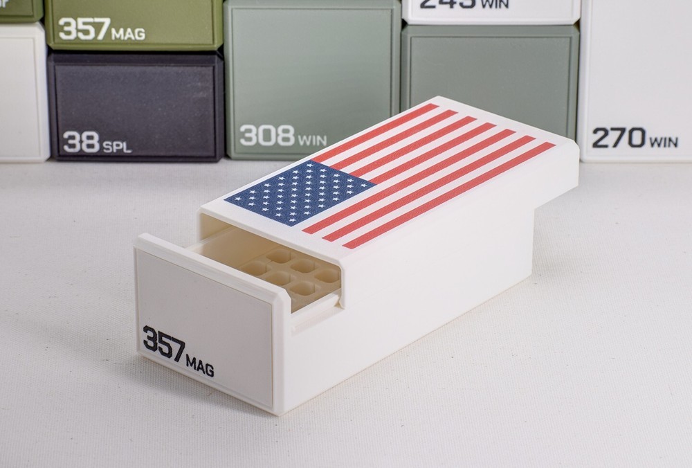 357 Magnum Ammo Storage Box 50 Rounds
