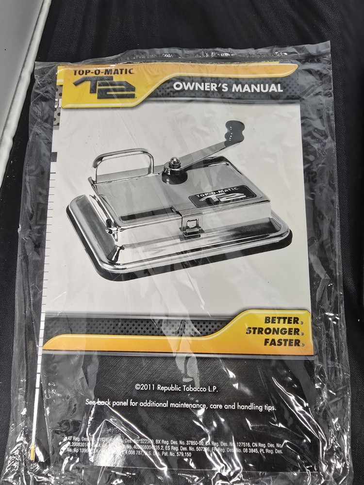 Top O Matic T2 Cigarette Making Machine