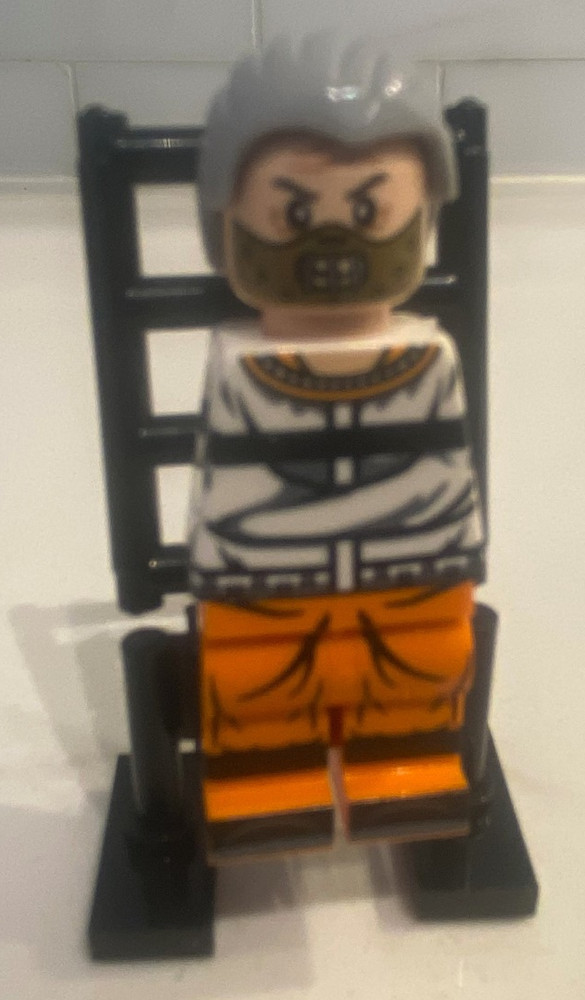 Hannibal Lecter Custom  Minifigure  Brick Block Figure