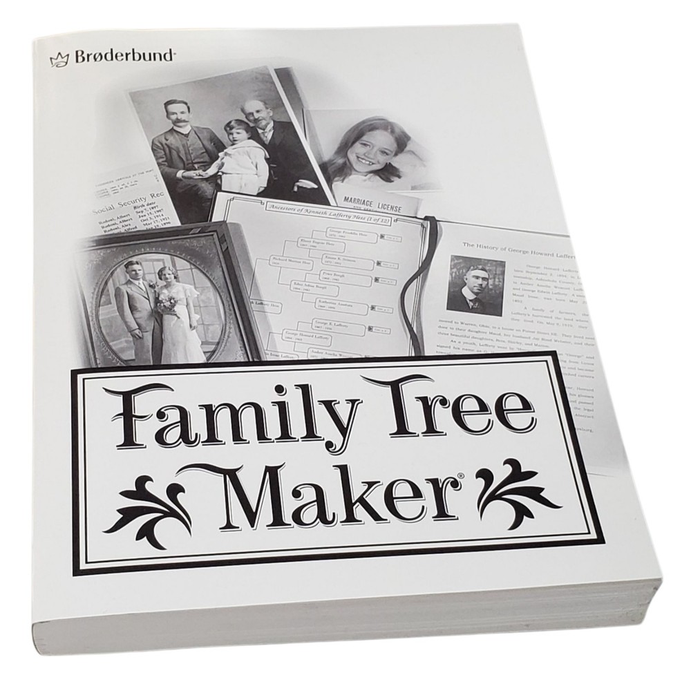 Family Tree Maker Deluxe 8-CD Set Version 6 (Windows 95/98)