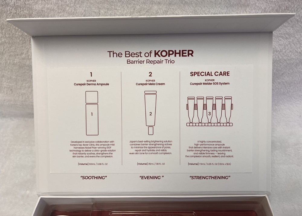 Kopher Barrier Repair Trio, New, $95 Value