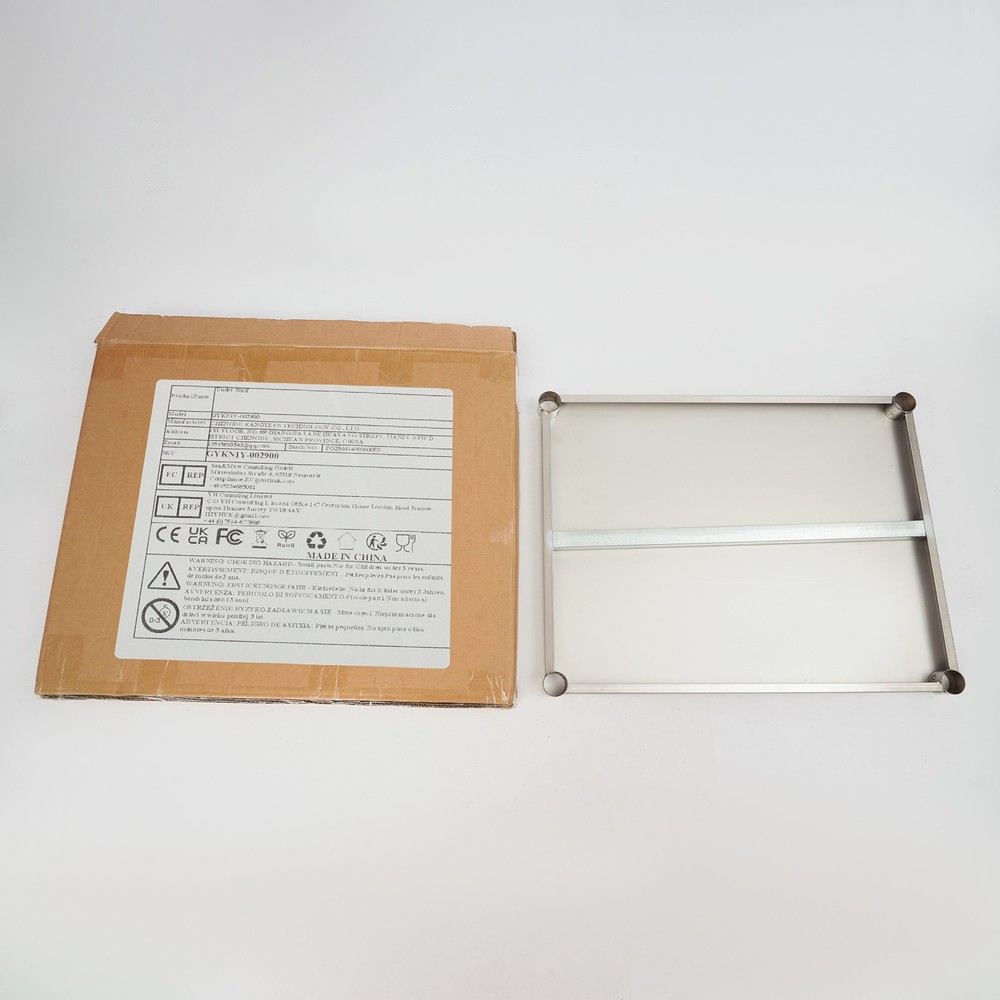 Under Shelf for Work Tables Stainless Steel Adjustable Lower Stand Multiuse Rack