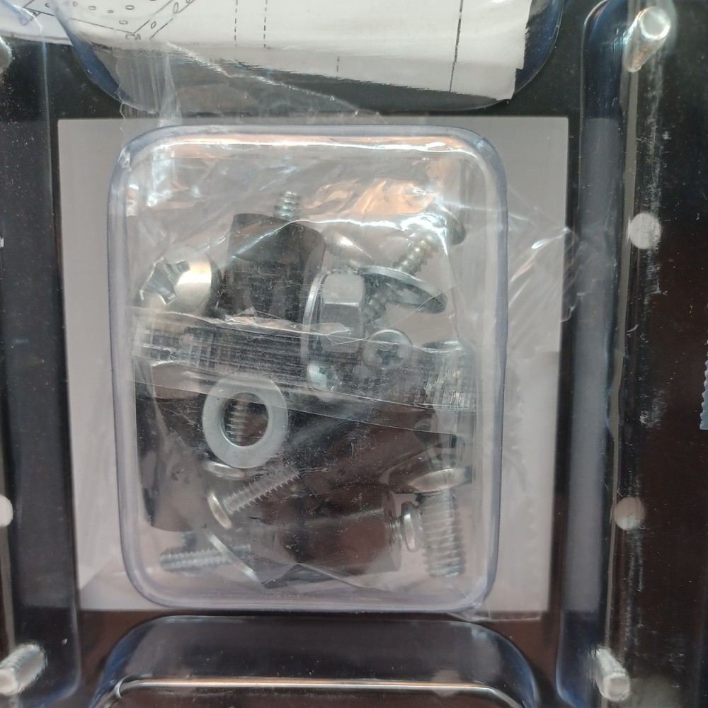 Architectural Mailboxes 7540B-10 Mailbox Adapter Plate 4" x 4" Black New