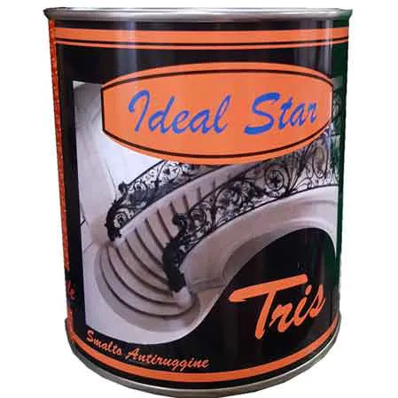 'TRIS' CARDINAL ANTI-RUST ENAMEL 0.750 lt - Silver grey