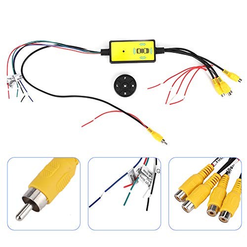 Intelligent Car Video Switcher Converter 4 Input 1 Output Switch Video System