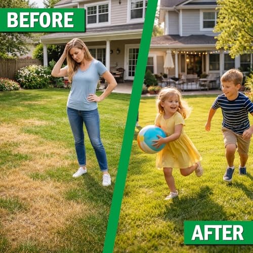 Thatch Rake for Lawn, 15'' Wide Thatcher Rake with 40-70'' Adjustable Handle,