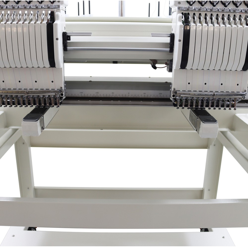 Double-station 12 Needles Automatic Computerized Embroidery Machine 110V/220V