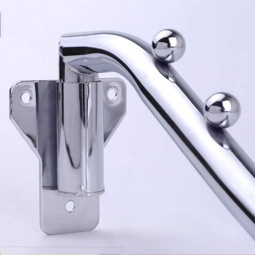 2 Pack Wall Mounted Folding Clothes Hanger Rack Folding Hanger Detachable Stu...